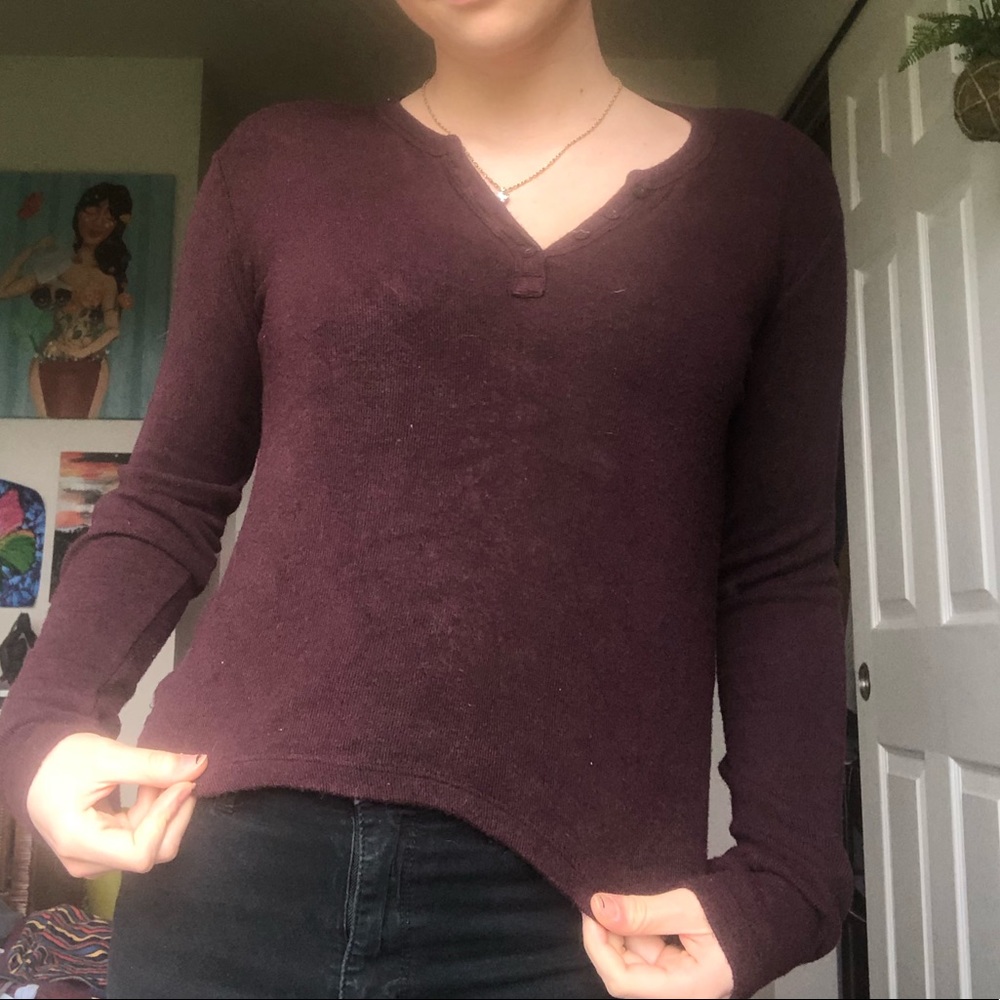 Brandy Melville red sweater🥀👠📕